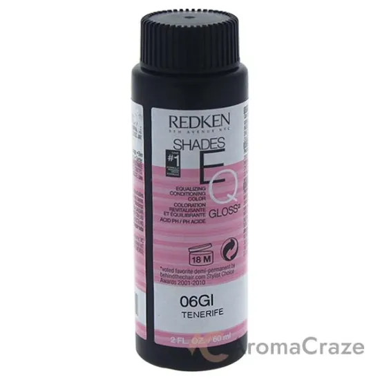 Picture of Shades EQ Color Gloss - 06GI Tenerife by Redken for Unisex - 2 oz Hair Color