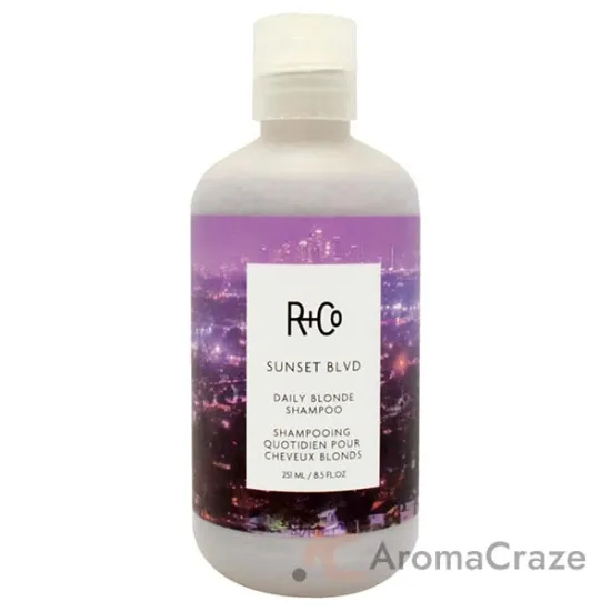 Picture of Sunset Blvd Blonde Shampoo by R+Co for Unisex - 8.5 oz Shampoo