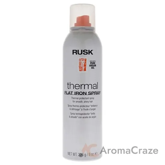 Picture of Thermal Flat Iron Spray by Rusk for Unisex - 8.8 oz Hair Spray