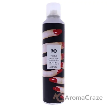 Picture of Vicious Strong Hold Flexible Hairspray by R+Co for Unisex - 9.5 oz Hair Spray
