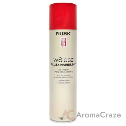 Picture of W8less Plus Extra Strong Hold Shaping and Control Hairspray by Rusk for Unisex - 10 oz Hair Spray
