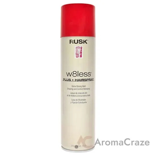 Picture of W8less Plus Extra Strong Hold Shaping and Control Hairspray by Rusk for Unisex - 10 oz Hair Spray