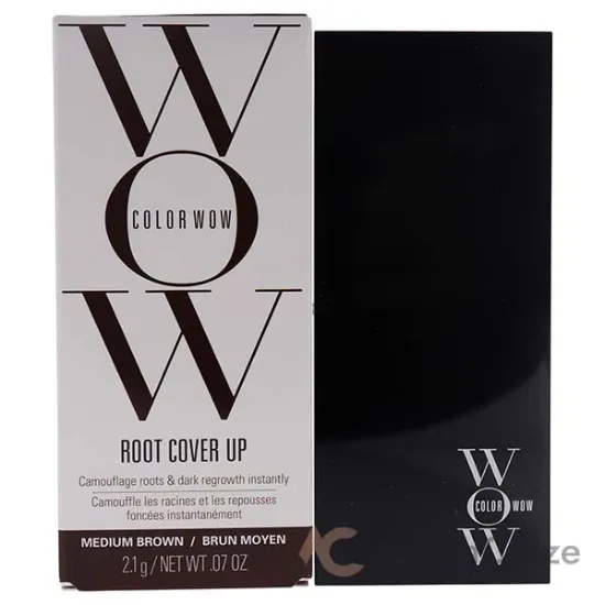 Picture of Root Cover Up - Medium Brown by Color Wow for Women - 0.07 oz Hair Color