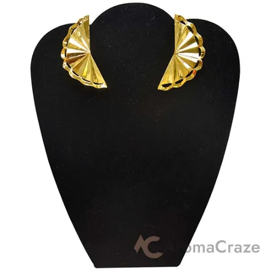 Picture of Fan Earrings in 18k Gold Plated by Laruicci for Women - 1 Pair Earrings