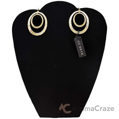 Picture of Monte Carlo Hoops in Gold by CC Skye for Women - 1 Pair Hoops