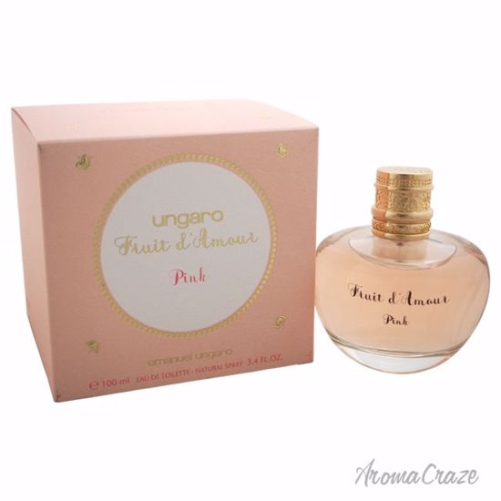 Emanuel Ungaro Fruit d'Amour Pink EDT Spray for Women 3.4 oz