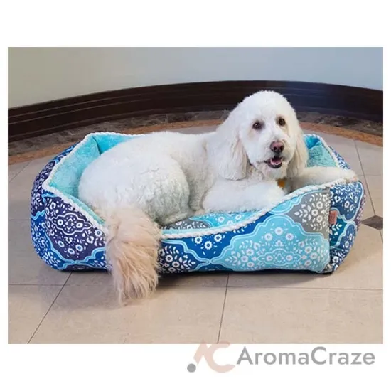 Picture of Medina Cuddler Pet Bed by Pet Maison for Unisex - 24 x 36 x 12 Inch Pet Bed