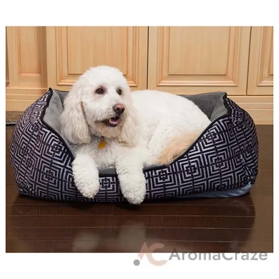 Picture of Trellis Cuddler Pet Bed by Pet Maison for Unisex - 24 x 36 x 12 Inch Pet Bed