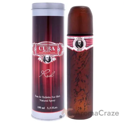 Picture of Cuba Red by Cuba for Men - 3.3 oz EDT Spray
