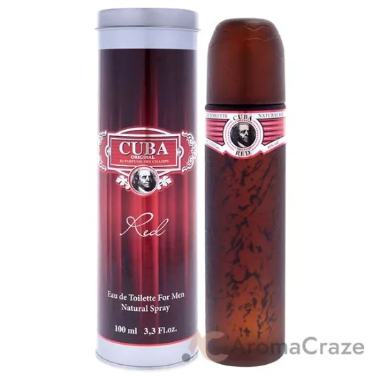 Picture of Cuba Red by Cuba for Men - 3.3 oz EDT Spray