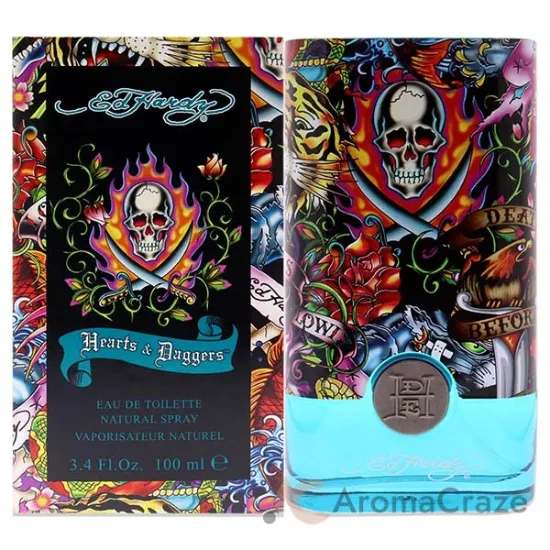 Picture of Ed Hardy Hearts and Daggers by Christian Audigier for Men - 3.4 oz EDT Spray