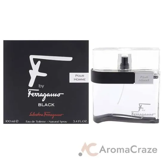 Picture of F Black by Salvatore Ferragamo for Men - 3.4 oz EDT Spray