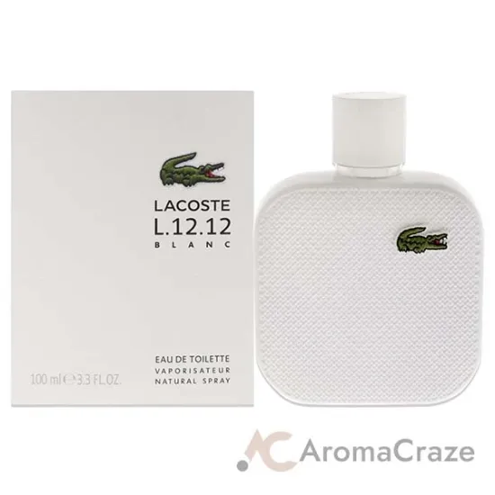 Picture of Lacoste Eau De Lacoste L.12.12 Blanc by Lacoste for Men - 3.3 oz EDT Spray