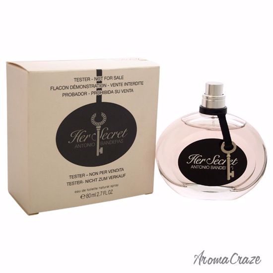 Antonio Banderas Her Secret EDT Spray (Tester) for Women 2.7