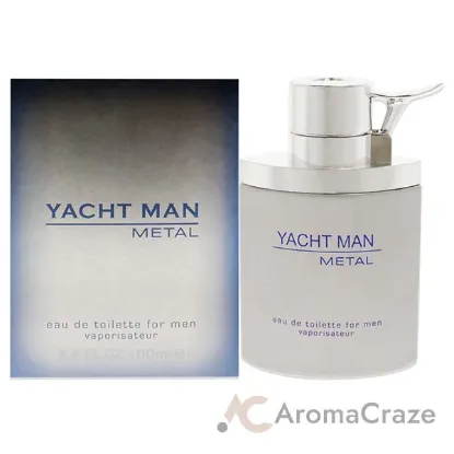 Picture of Yacht Man Metal by Myrurgia for Men - 3.4 oz EDT Spray