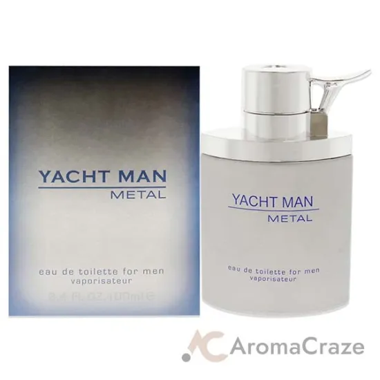 Picture of Yacht Man Metal by Myrurgia for Men - 3.4 oz EDT Spray