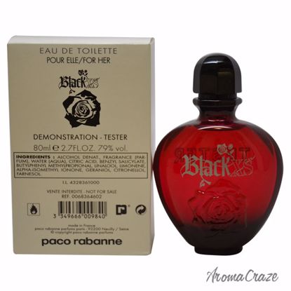 Paco Rabanne Black XS EDT Spray (Tester) for Women 2.7 oz