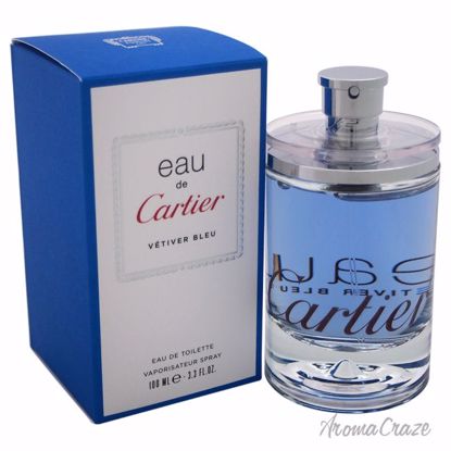 Cartier Eau de Cartier Vetiver Bleu EDT Spray Unisex 3.3 oz