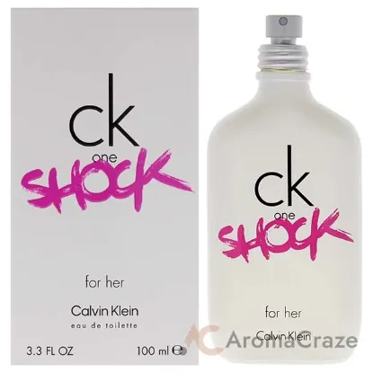 Picture of CK One Shock For Her by Calvin Klein for Women - 3.4 oz EDT Spray
