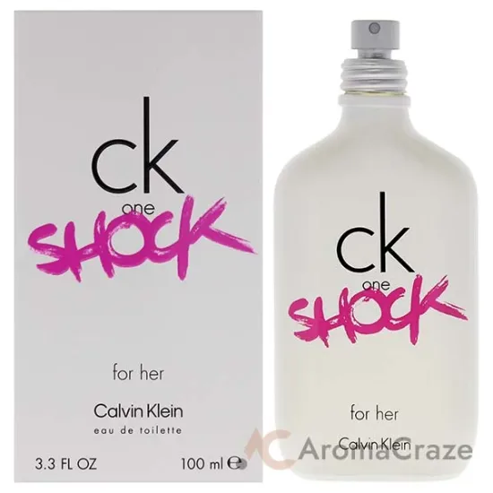 Picture of CK One Shock For Her by Calvin Klein for Women - 3.4 oz EDT Spray