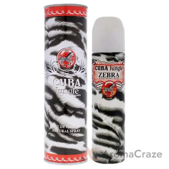 Picture of Cuba Jungle Zebra by Cuba for Women - 3.3 oz EDP Spray