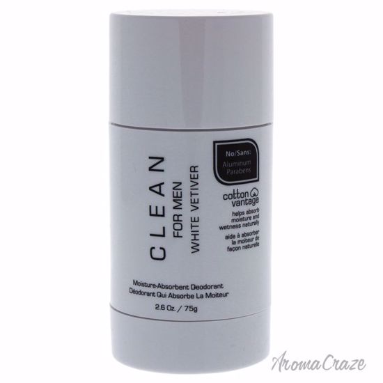 Clean White Vetiver Deodorant Stick for Men 2.6 oz