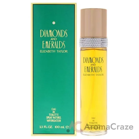 Picture of Diamonds and Emeralds by Elizabeth Taylor for Women - 3.3 oz EDT Spray