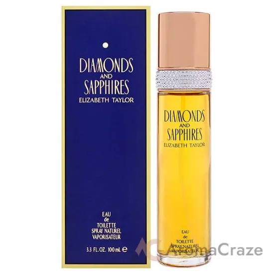 Picture of Diamonds and Sapphires by Elizabeth Taylor for Women - 3.3 oz EDT Spray