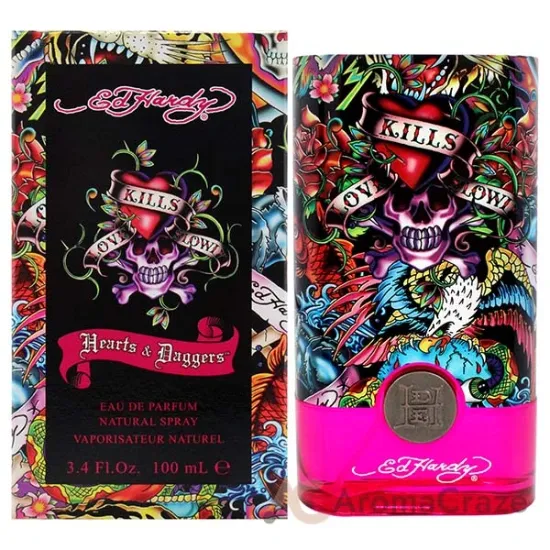 Picture of Ed Hardy Hearts Daggers by Christian Audigier for Women - 3.4 oz EDP Spray