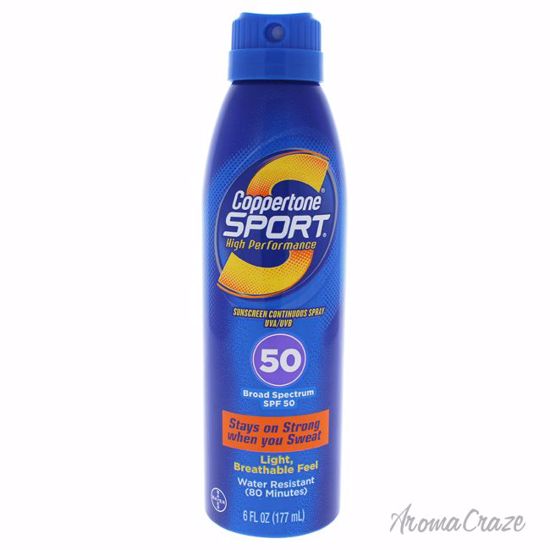 Coppertone Sport Sunscreen Continuous Spray SPF 50 Unisex 6 