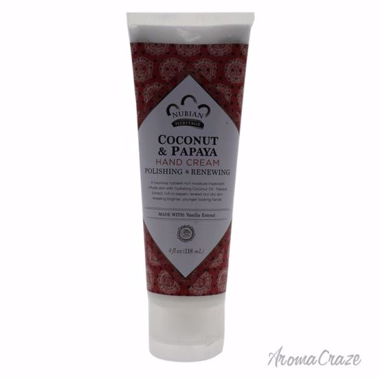 Nubian Heritage Coconut & Papaya Hand Cream Unisex 4 oz