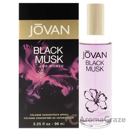 Picture of Jovan Black Musk by Jovan for Women - 3.25 oz Cologne Concentrate Spray