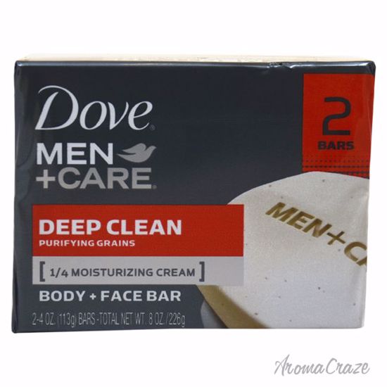 Dove Deep Clean Body and Face Bar for Men 2 x 4.25 oz