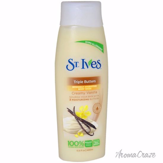 St. Ives Creamy Vanilla Moisturizing Body Wash Unisex 13.5 o