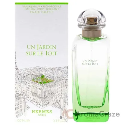 Picture of Un Jardin Sur Le Toit by Hermes for Women - 3.3 oz EDT Spray (Refillable)