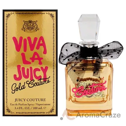 Picture of Viva La Juicy Gold Couture by Juicy Couture for Women - 3.4 oz EDP Spray