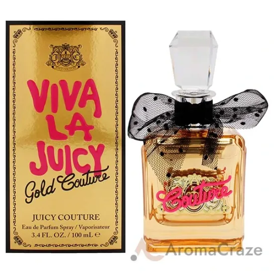 Picture of Viva La Juicy Gold Couture by Juicy Couture for Women - 3.4 oz EDP Spray