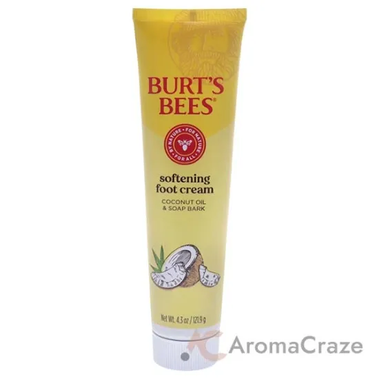Picture of Softening Foot Cream - Coconut by Burts Bees for Unisex - 4.3 oz Cream
