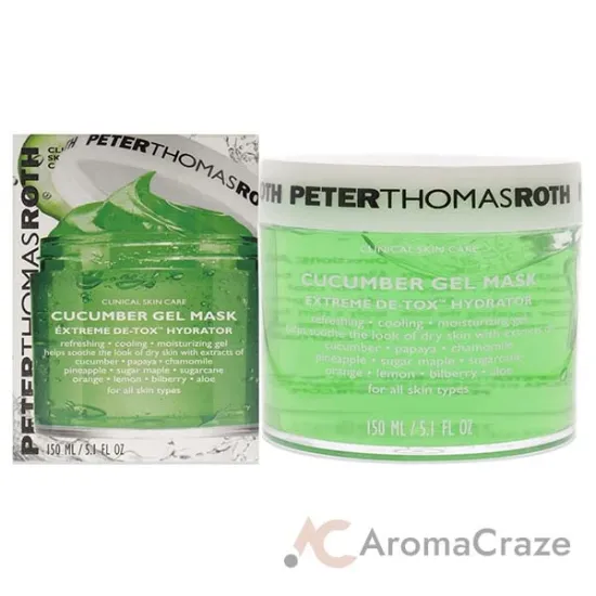 Picture of Cucumber Gel Mask Extreme Detoxifying Hydrator by Peter Thomas Roth for Unisex - 5.1 oz Mask