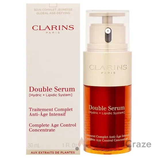 Picture of Double Serum Complete Age Control Concentrate by Clarins for Unisex - 1 oz Serum