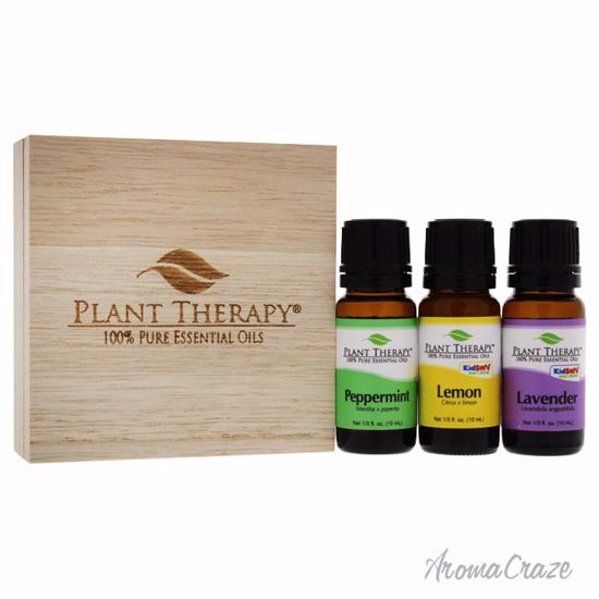 Plant Therapy Essential Oil Trio 0.33oz Lemon Oil, 0.33oz La