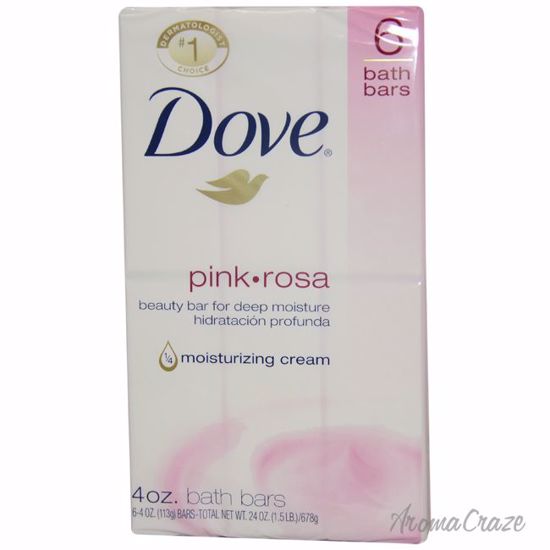 Dove Pink/Rosa Beauty Bars Soap for Women 6 x 4.25 oz