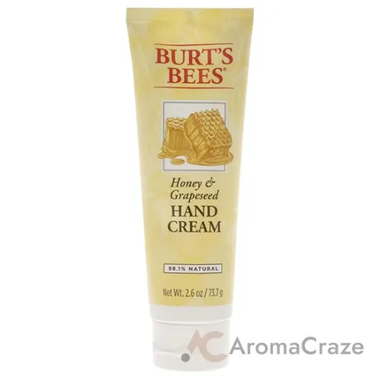 Picture of Honey and Grapeseed Hand Cream by Burts Bees for Unisex - 2.6 oz Cream