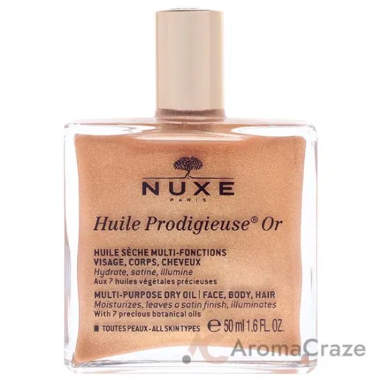 Picture of Huile Prodigieuse Or Multi-Purpose Dry Oil - Golden Shimmer by Nuxe for Unisex - 1.6 oz Oil