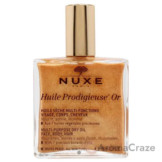 Picture of Huile Prodigieuse Or Multi-Purpose Dry Oil - Golden Shimmer by Nuxe for Unisex - 3.3 oz Oil