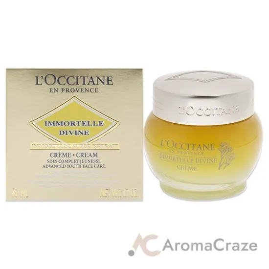 Picture of Immortelle Divine Cream by LOccitane for Unisex - 1.7 oz Cream