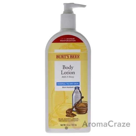 Picture of Milk and Honey Body Lotion by Burts Bees for Unisex - 12 oz Body Lotion