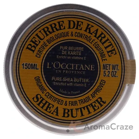 Picture of Organic Pure Shea Butter by LOccitane for Unisex - 5.2 oz Moisturizer