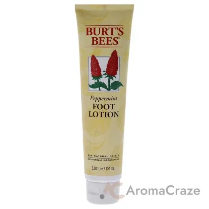 Picture of Peppermint Foot Lotion by Burts Bees for Unisex - 3.38 oz Lotion