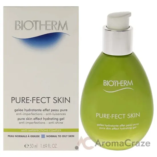 Picture of Pure-Fect Skin Pure Skin Effect Hydrating Gel - Normal to Oily Skin by Biotherm for Unisex - 1.69 oz Gel